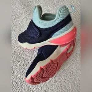 Carter's Navy and Pink Little Girl's Sneakers